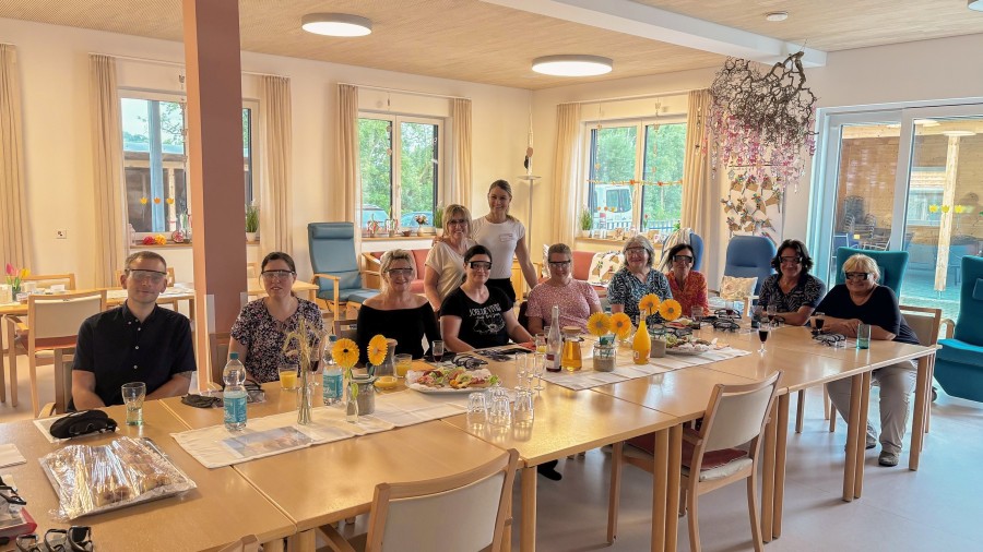 Diakonie-Tagespflege Mühlenpark nimmt am Präventionsprogramm des Blindeninstituts teil.