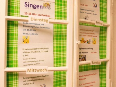 Wochenplan des Haus-Mainblick