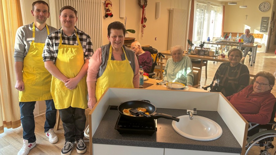 Live-Cooking im Diakonie-Seniorenhaus Mühlenpark