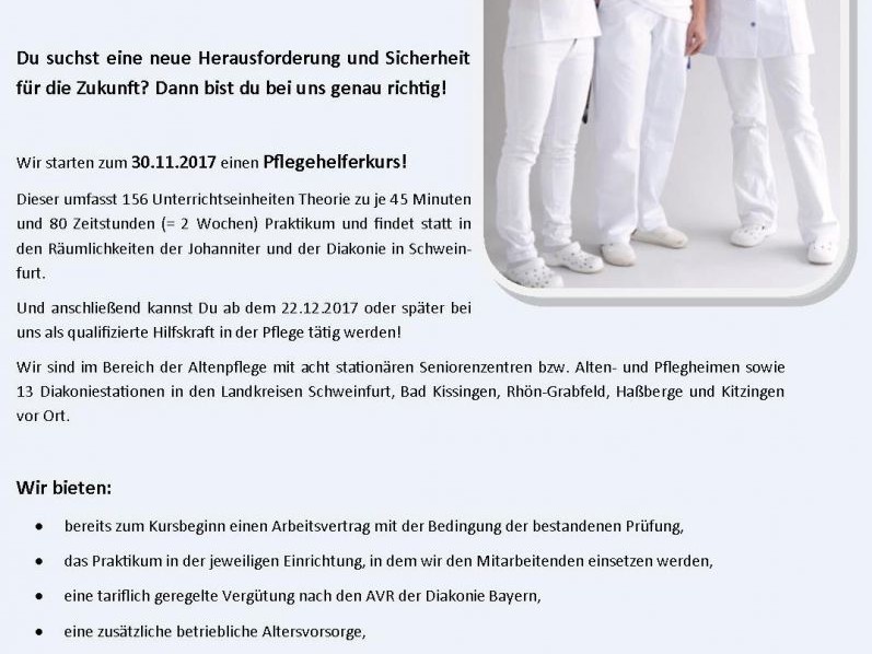 Pflegehelferkurs