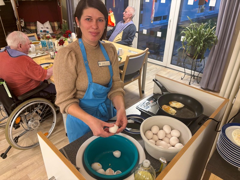 Live-Cooking im Diakonie Seniorenhaus Mühlenpark