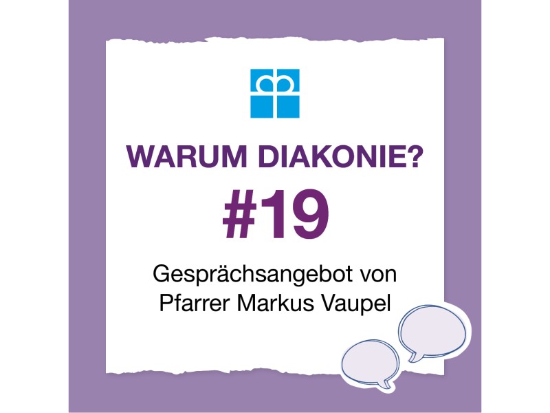 Gesprächsangebot mit Pfarrer Markus Vaupel