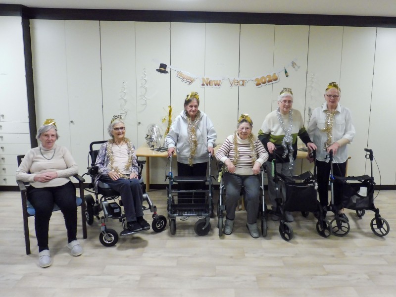 Silvesterfreude im Diakonie-Seniorenhaus Mühlenpark