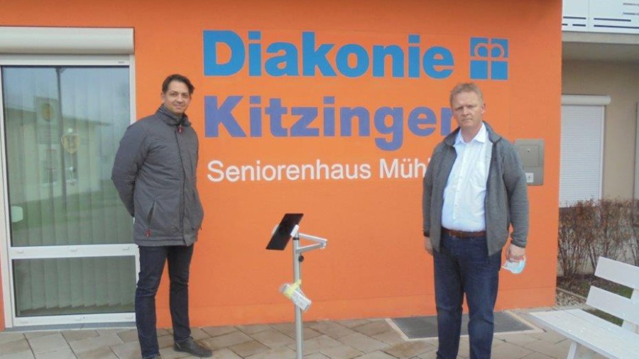 Tablet-Spende für das Diakonie-Seniorenhaus Mühlenpark