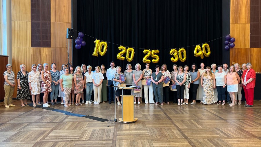 Gruppenbild der Jubilaumsfeier 2023