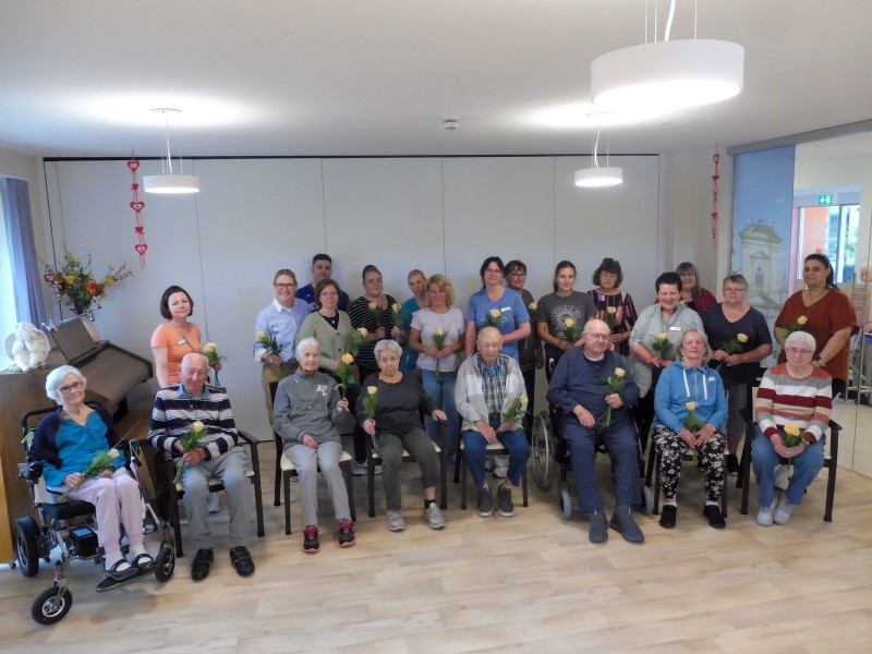 Danke an Pflegekräfte im Diakonie-Seniorenhaus Mühlenpark
