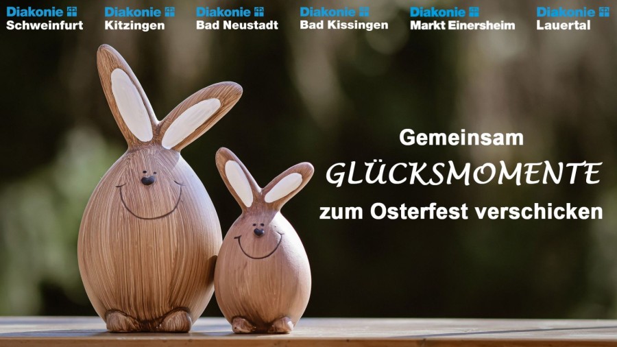Gemeinsam Glücksmomente zum Osterfest verschicken
