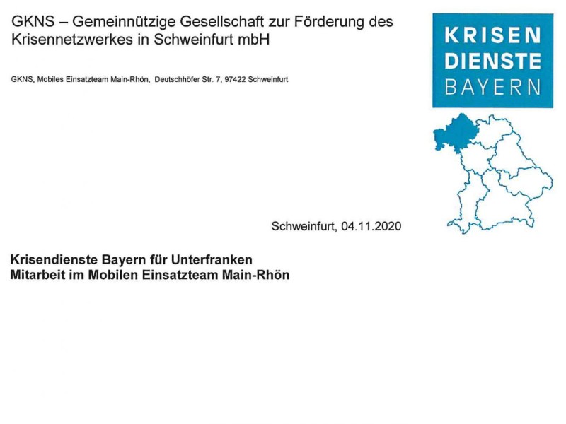 Krisennetzwerk für Unterfranken